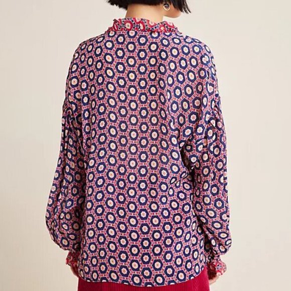 Anthropologie Marguerite Peasant Blouse - Picture 3 of 4